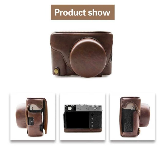 PU Leather Camera Case for Fujifilm X100V - photo 4