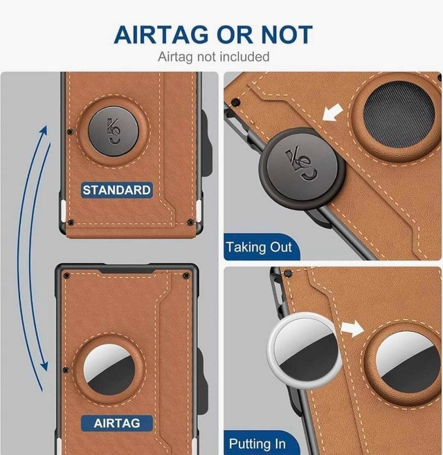 AirTag Slim Metal Wallet - photo 4