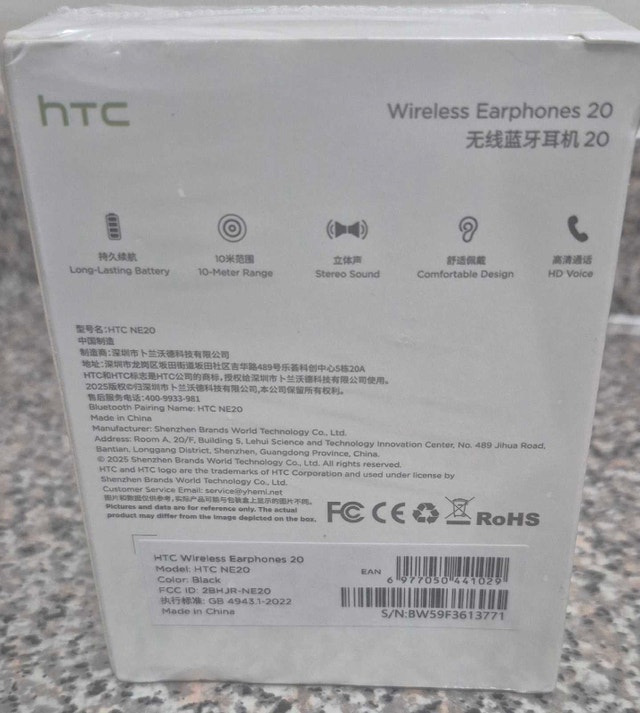 HTC NE20 Wireless Earphones - photo 2