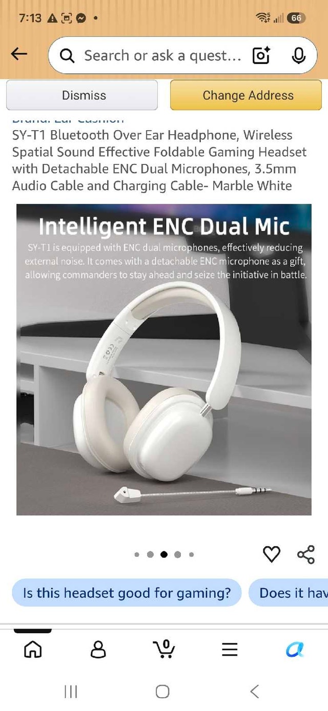 SY-T1 Bluetooth Over Ear Headphones - photo 3