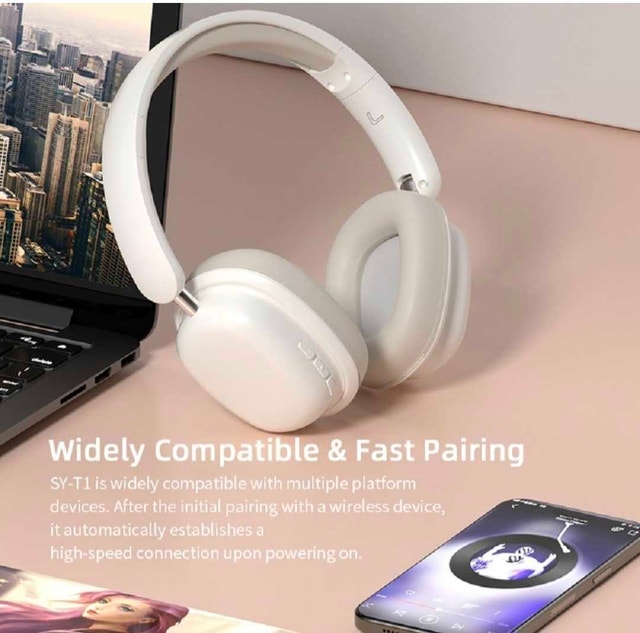 SY-T1 Bluetooth Over Ear Headphones - photo 5