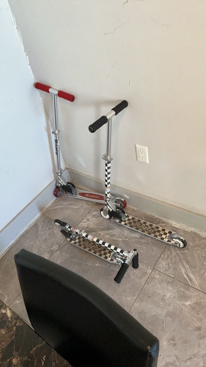 $15 each Razor kick scooters