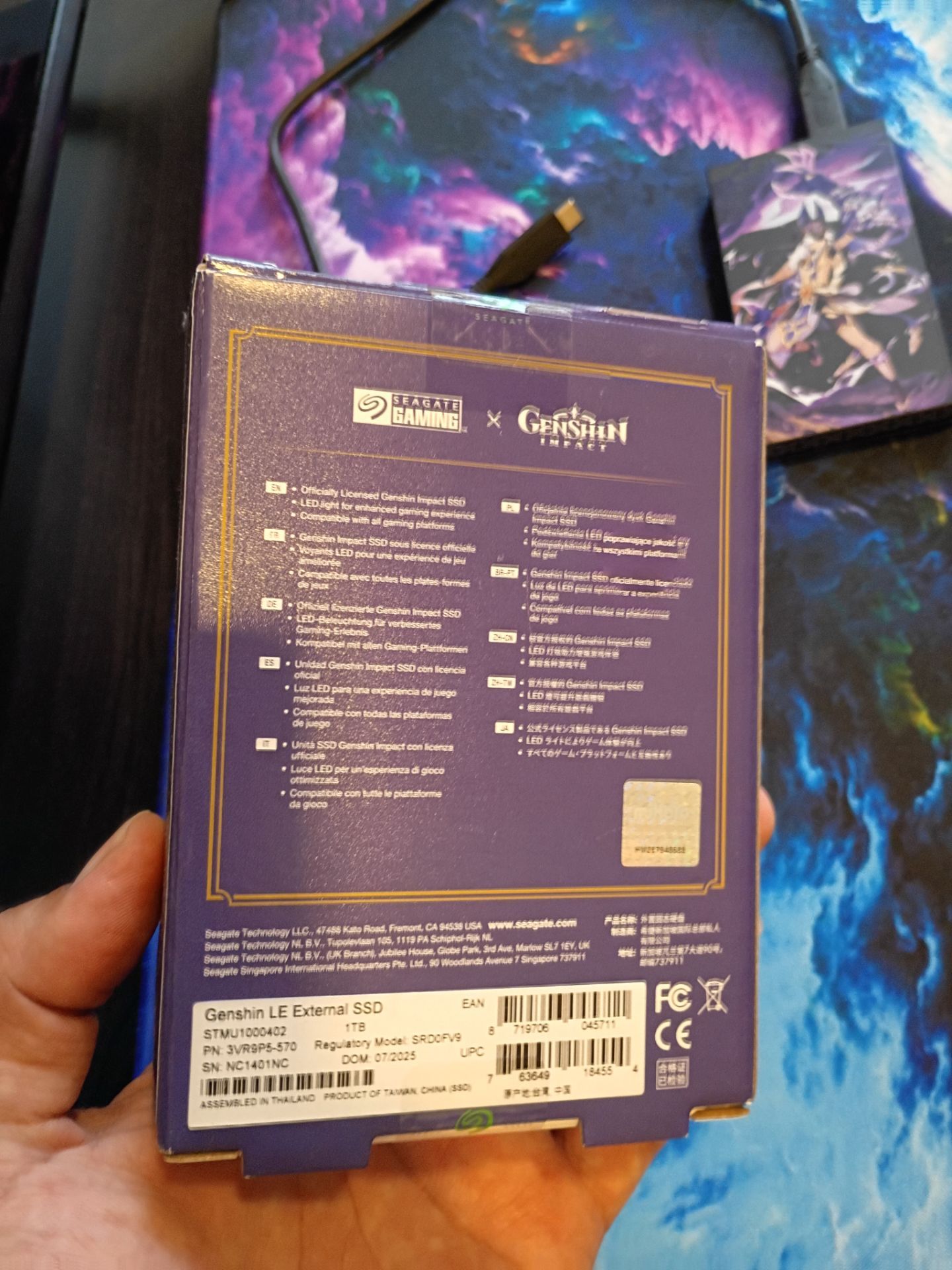 Seagate 1TB SSD Genshin Limited Edition - photo 2