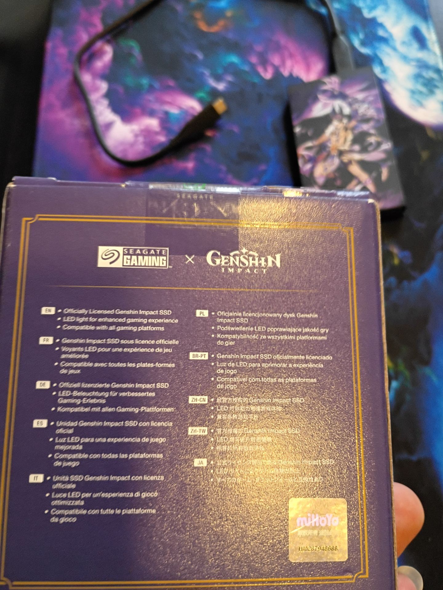 Seagate 1TB SSD Genshin Limited Edition - photo 3