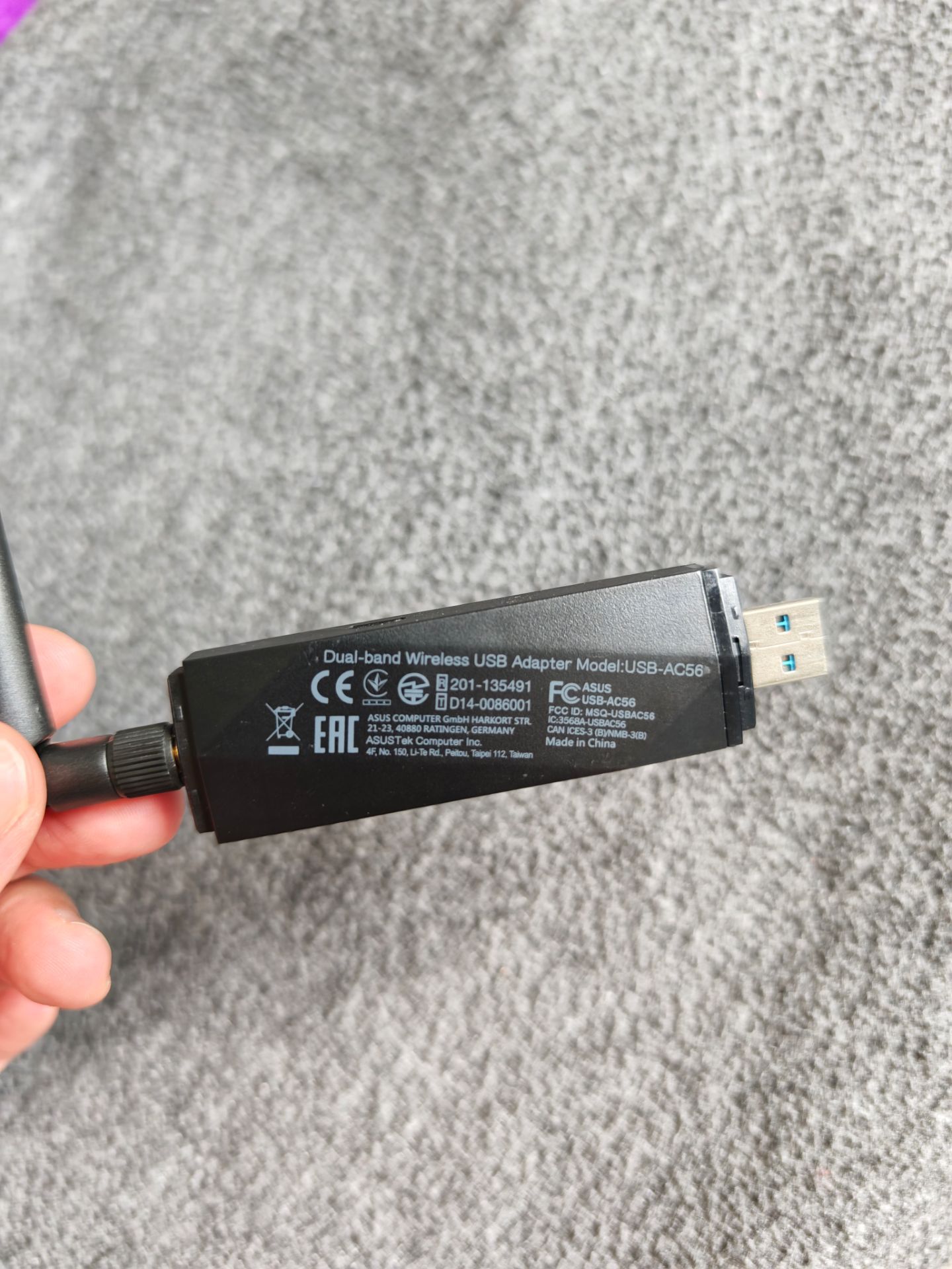 ASUS USB-AC56 dual band USB WiFi adapter - photo 2