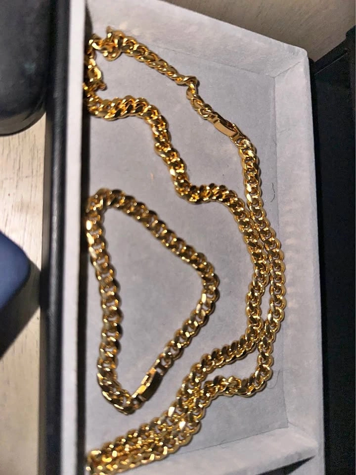 18k Gold plated Bracelet and necklace