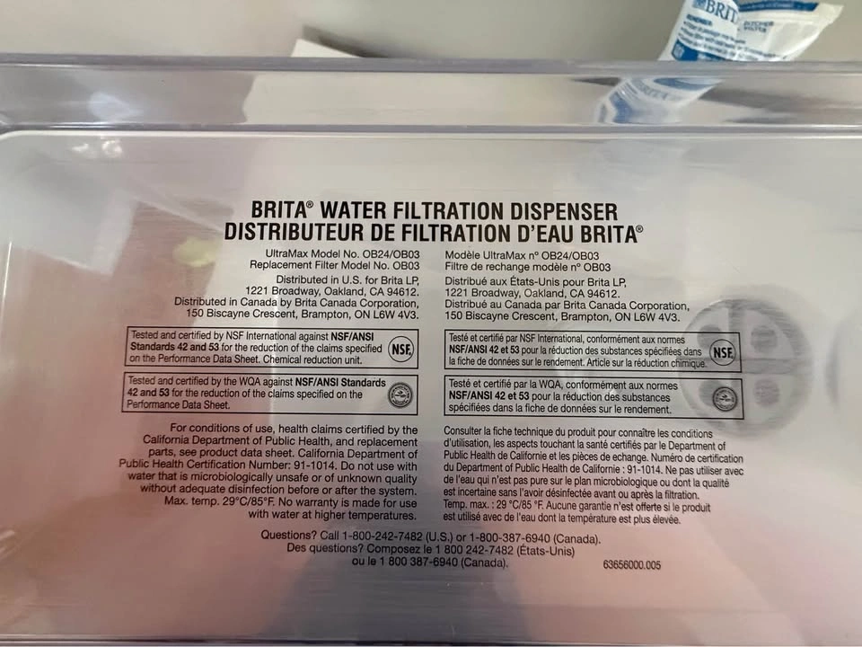 Brita UltraMax Water Filtration Dispenser - photo 3