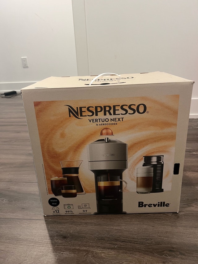 Breville Nespresso Vertuo Next and Aeroccino 3