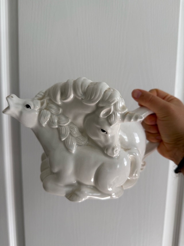 Fitz and Floyd 1981 vintage Unicorn Teapot