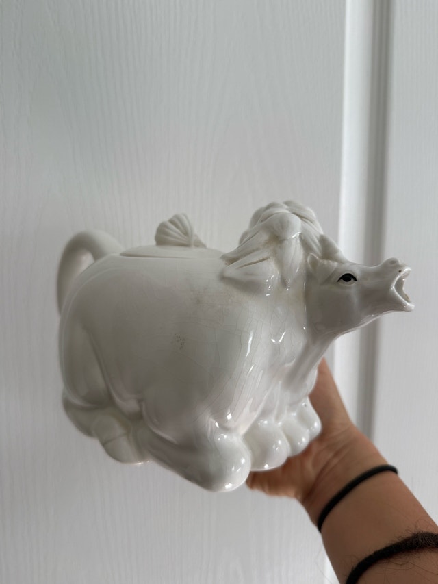 Fitz and Floyd 1981 vintage Unicorn Teapot - photo 4