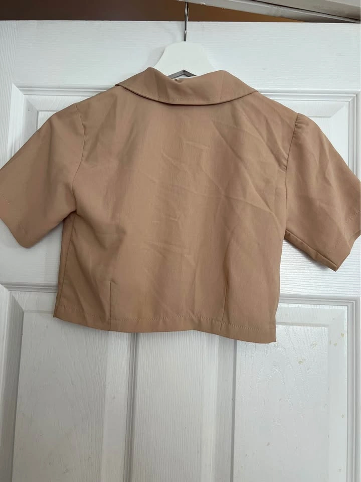 🏈 Brown blouse - photo 2