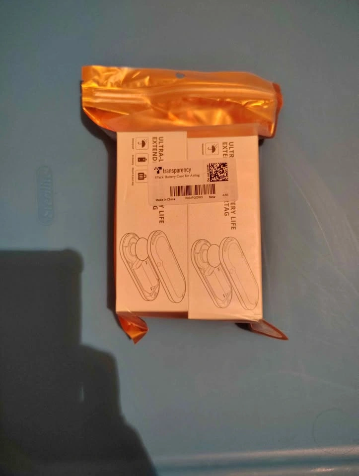 Brand New 4-Pack Ultra-Long Battery Extension Case for AirTag