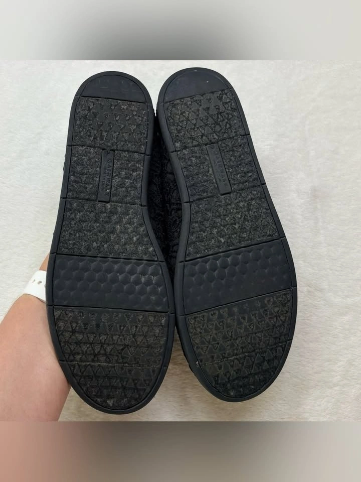 Airwalk Black Lace Slip On Flats Casual Walking Shoes Womens Siz - photo 4