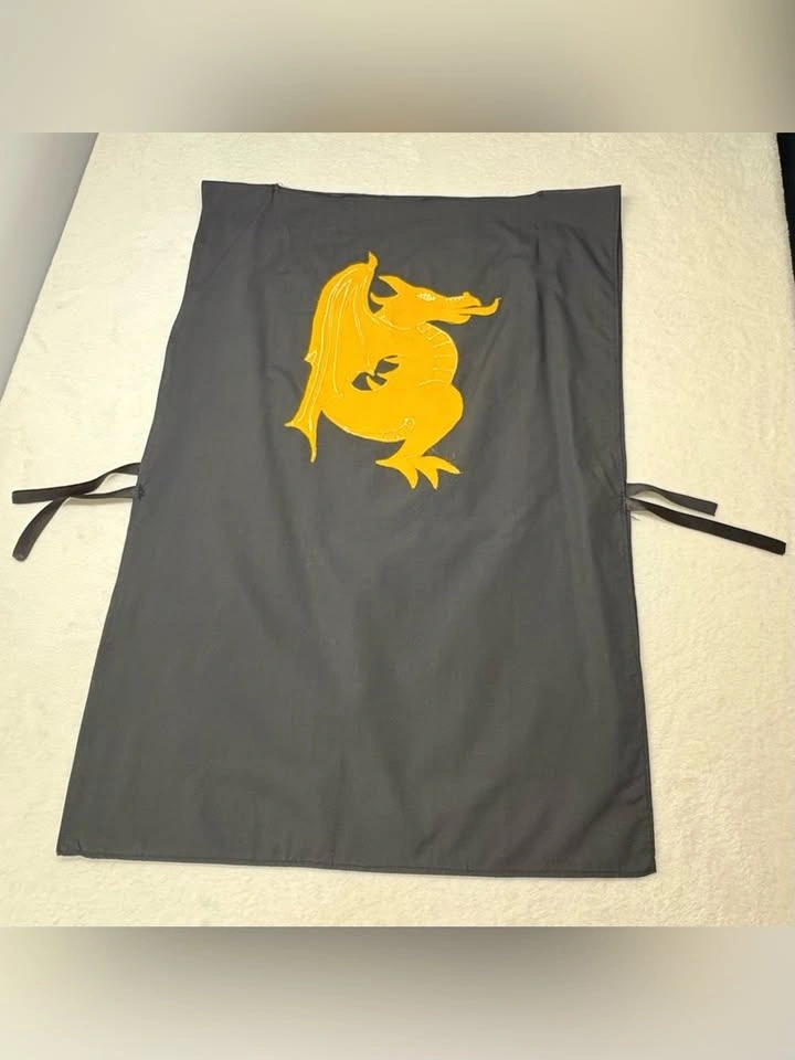 Set of 2 Handmade Medieval Dragon Felt Applique Surcoat - photo 3