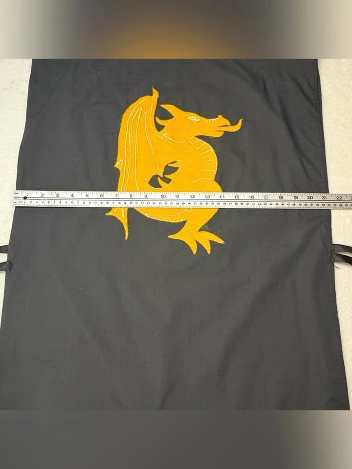 Set of 2 Handmade Medieval Dragon Felt Applique Surcoat - photo 4