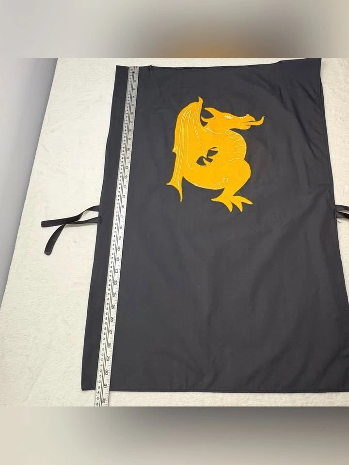 Set of 2 Handmade Medieval Dragon Felt Applique Surcoat - photo 5
