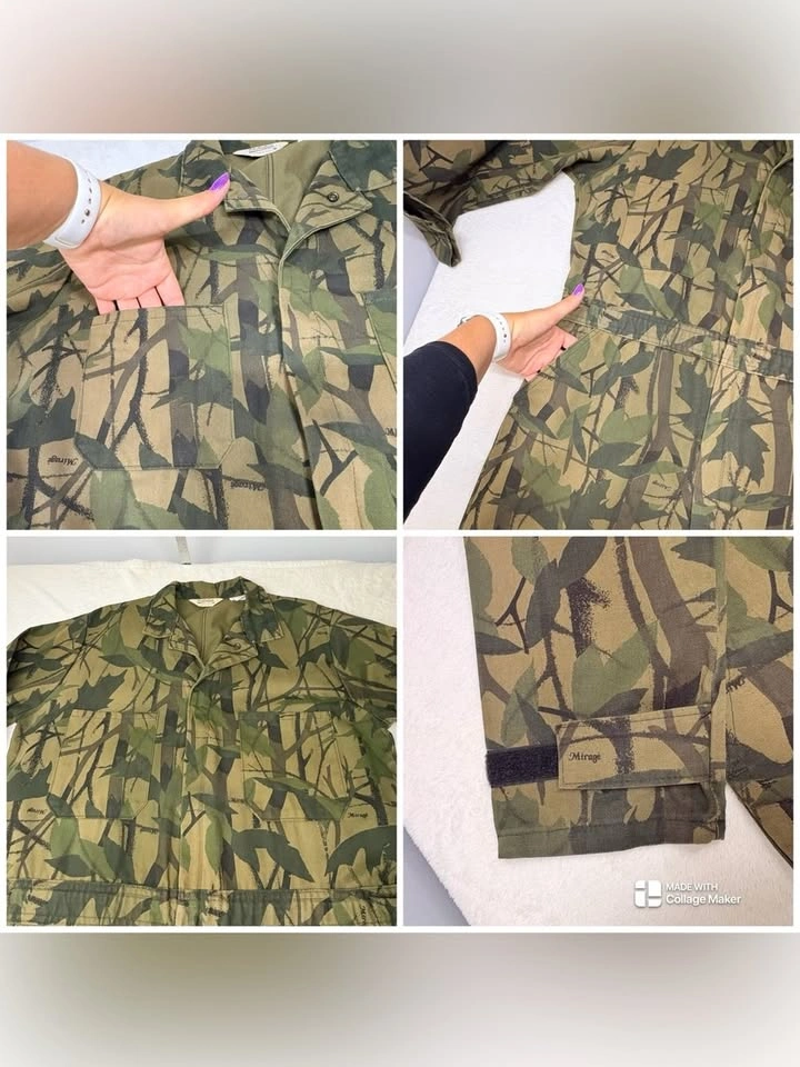Cabelas Vintage 1980s Camouflage Coveralls Mens Size L Regular - photo 3