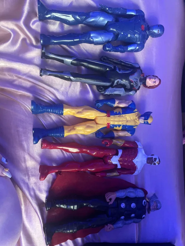 Superheroes action, figures thumbnail