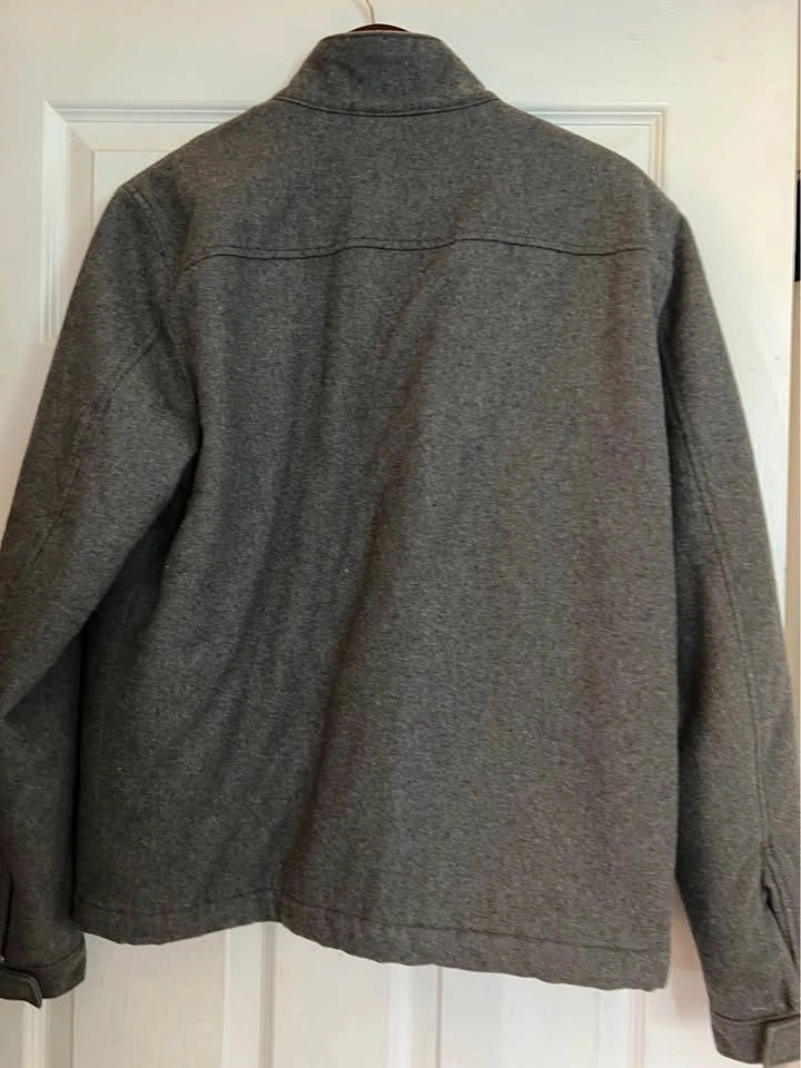 🏈 Gray Wool Jacket - photo 2