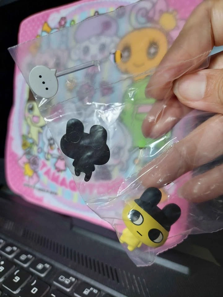 🏈 Tamagotchi - Mametchi Speech Bubble Gashapon Figure - photo 2
