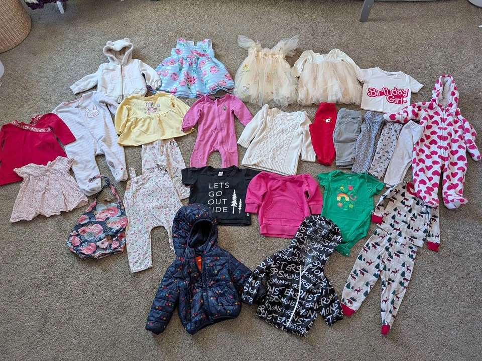 6-12 month girl wardrobe