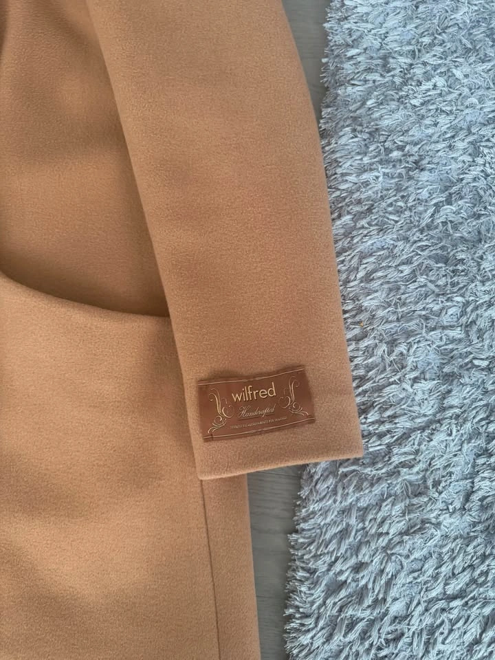 Aritzia Wilfred Cocoon Coat – Camel – Knee Length- Size L - photo 2