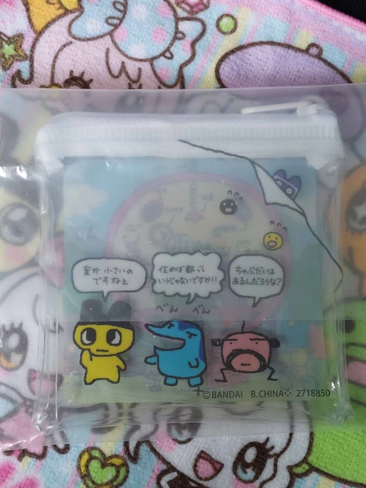 🏈 Tamagotchi Gashapon - Clear Zipper Mini Pouch - photo 2