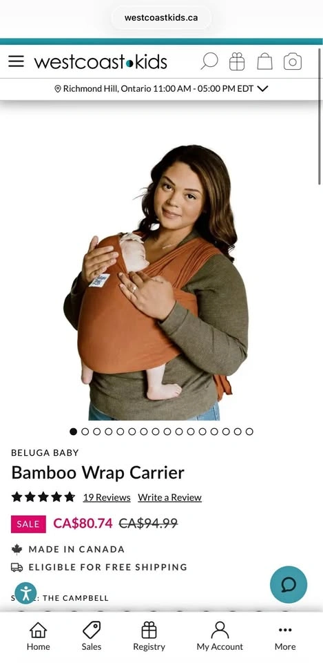 Beluga Baby Wrap