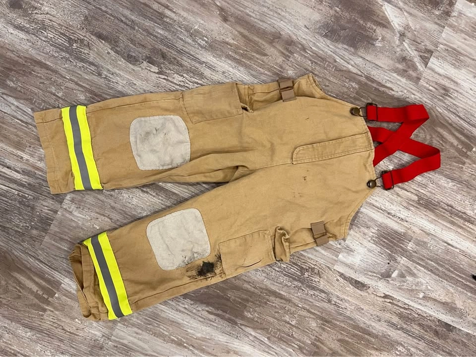 Kids Firefighter Costume Pants, Size 3/4 Years 🏈 - photo 2