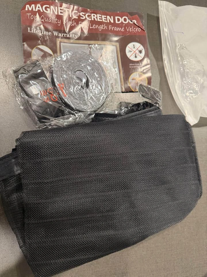 New- Heavy duty Magnetic Screen Door Mesh - photo 3