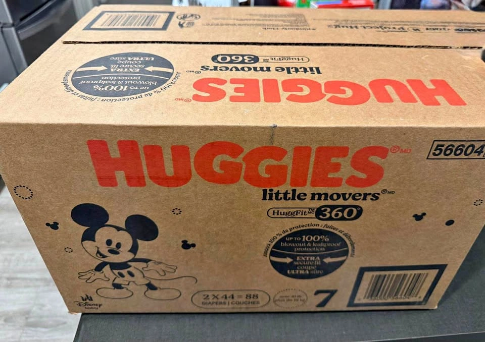 New Huggies Little Movers 360 Size 7 Diapers - 88 Count