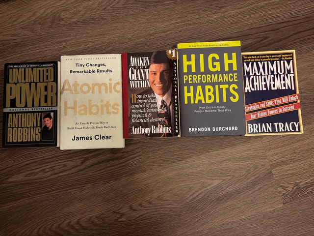 Productivity & Mindset Book Lot (Atomic Habits, Tony Robbins) - photo 2