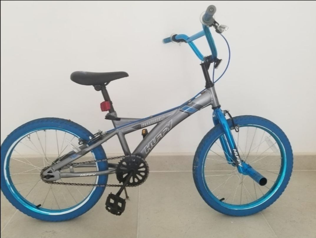 Huffy Kids BMX Bike Gray and Blue
