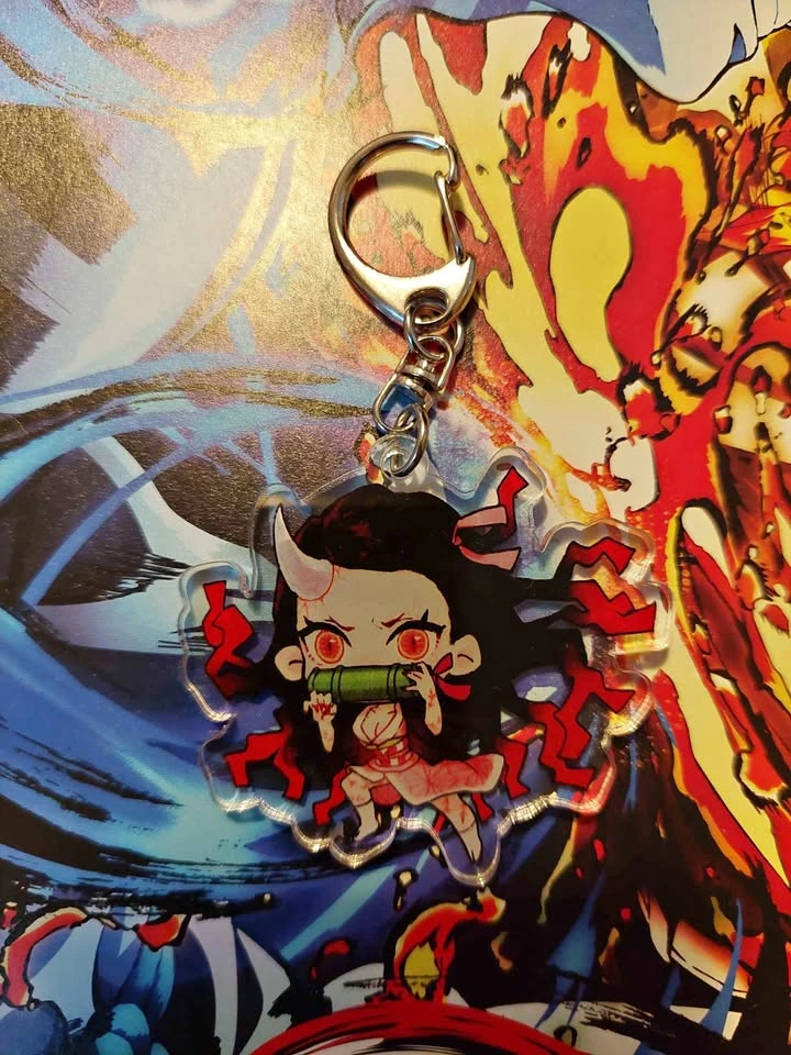 🏈 Demon Slayer - Nezuko Kamado Acrylic Keychain