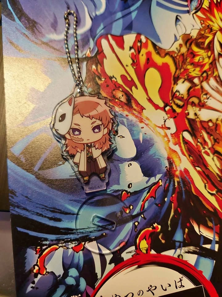 🏈 Demon Slayer - Sabito Acrylic Keychain + Stand Combo