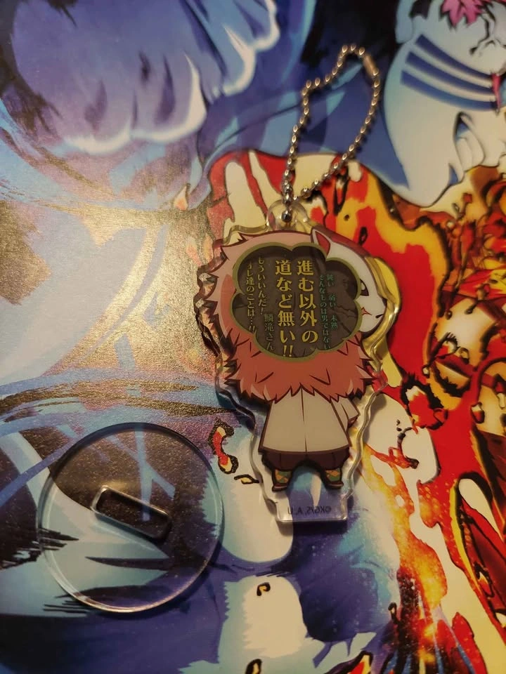 🏈 Demon Slayer - Sabito Acrylic Keychain + Stand Combo - photo 2