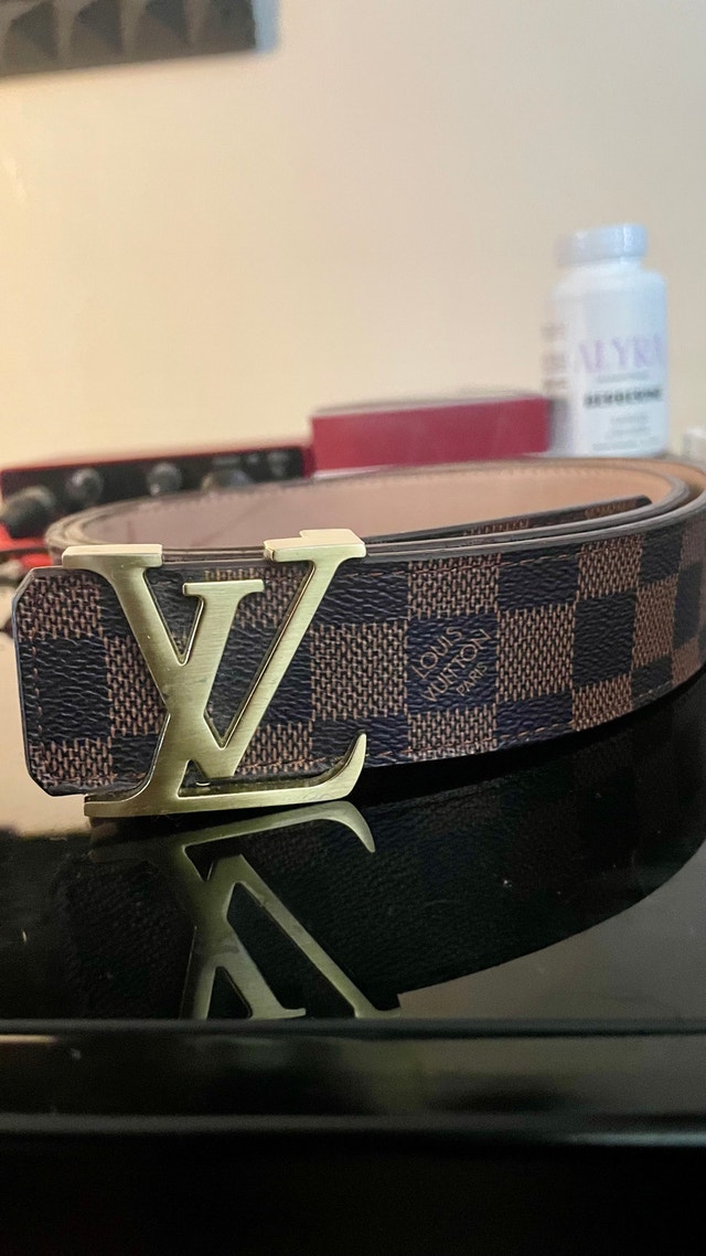 Louis Vuitton Damier Ebene LV Belt
