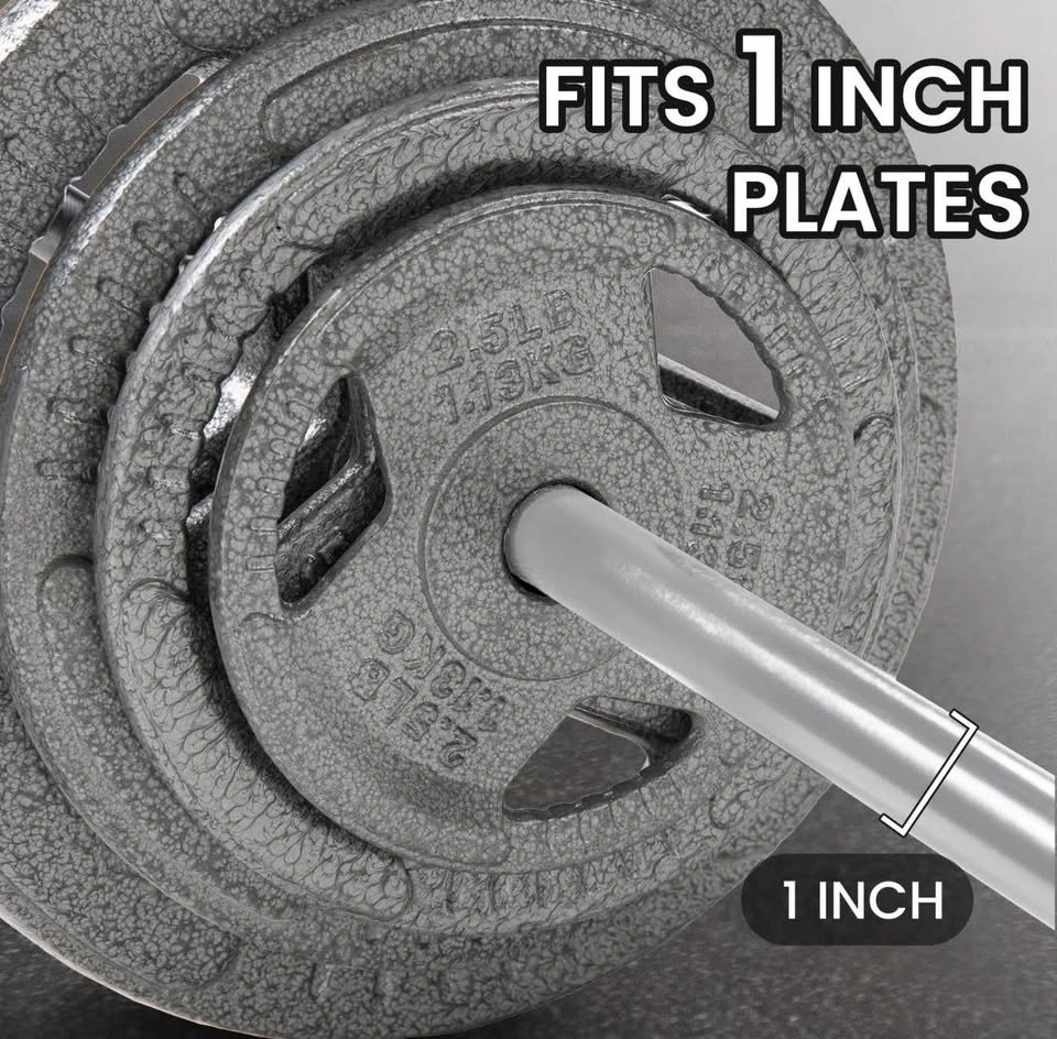 7FT 1-Inch Standard Weightlifting Barbell – Brand New - photo 4