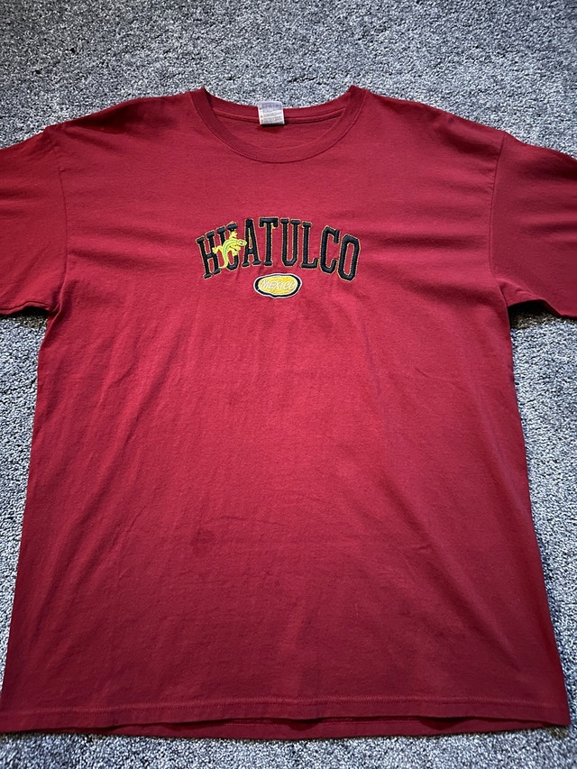 5$ 2000s huatulco Mexico embroidered T shirt size XL - photo 2