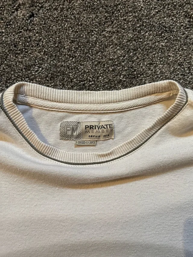 vintage 90s private member white T shirt size XL - photo 3