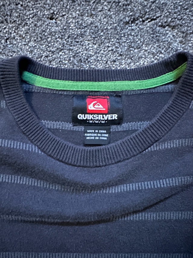 quicksilver 2000s striped knit sweater size M - photo 4