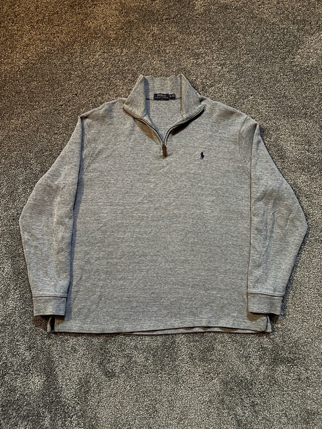 polo Ralph Lauren grey quarter zip size XL - photo 2