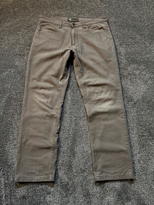 bc clothing insulated lined pants size 34x32