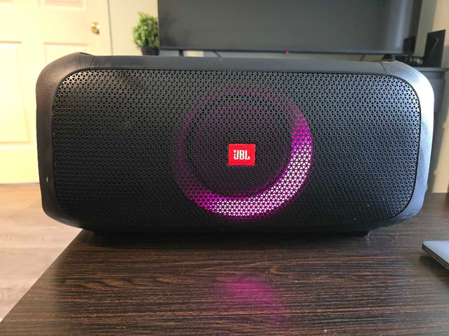 JBL PartyBox On-The-Go Speaker + Wireless Mic & Carry Strap