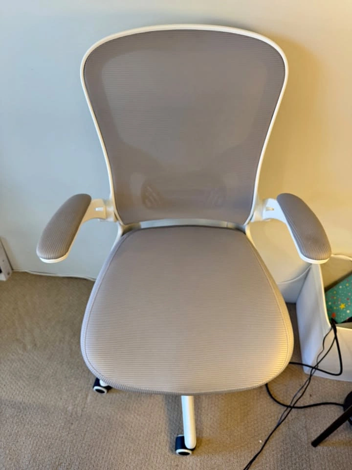Desk Chair - Grey, Adjustable Height