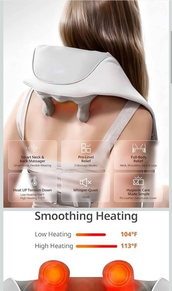 Cordless Shiatsu Neck and Back Massager - photo 3