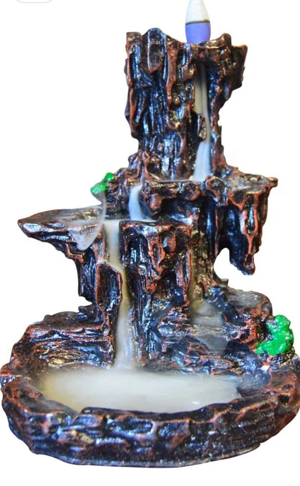 Resin Mountain Waterfall Backflow Incense Burner - photo 5