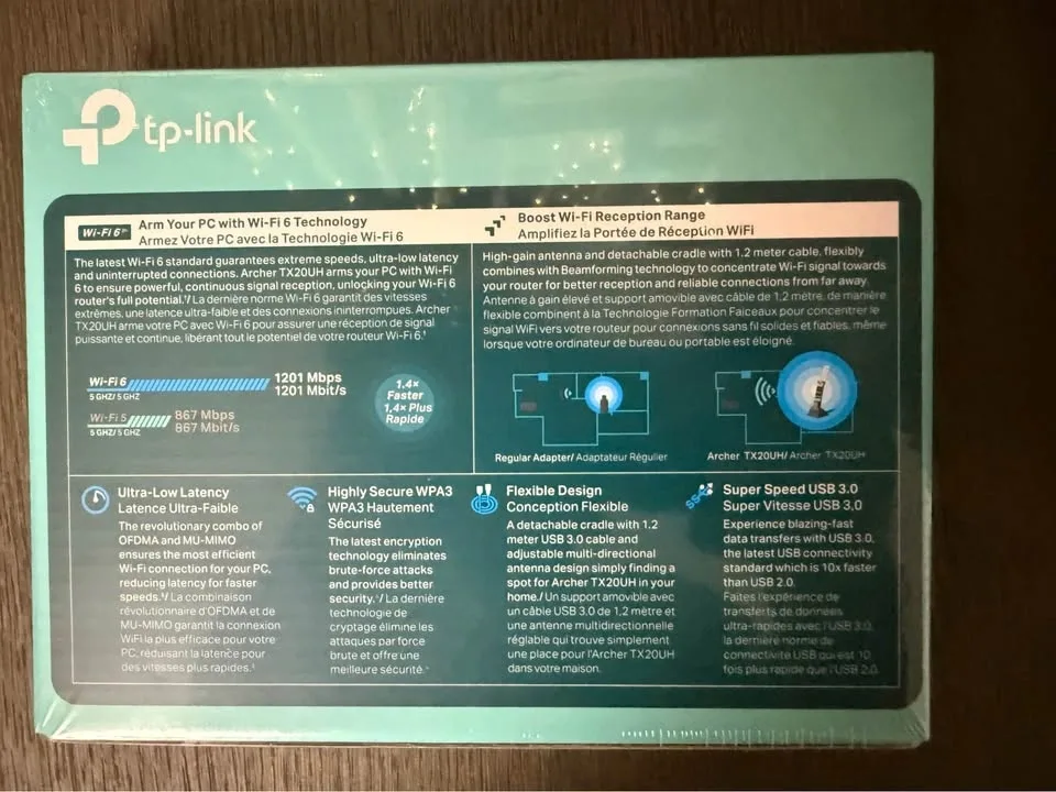 TP-Link AX1800 High Gain Wireless USB adapter Wifi Dongle - photo 2