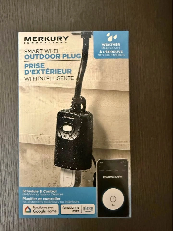 Merkury Outdoor Smart Plug Brand New