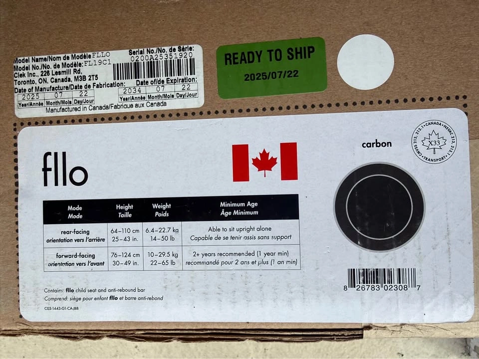 Brand New - Clek Flow Convertible Car Seat - photo 4